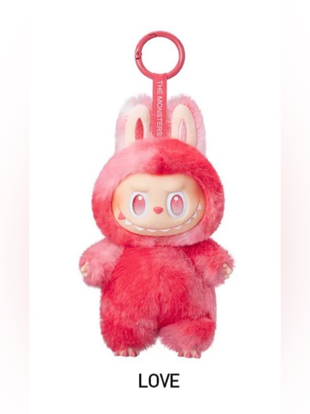 Pop Mart Labubu The Monsters Big into Energy Series Love Vinyl Plush Pendant